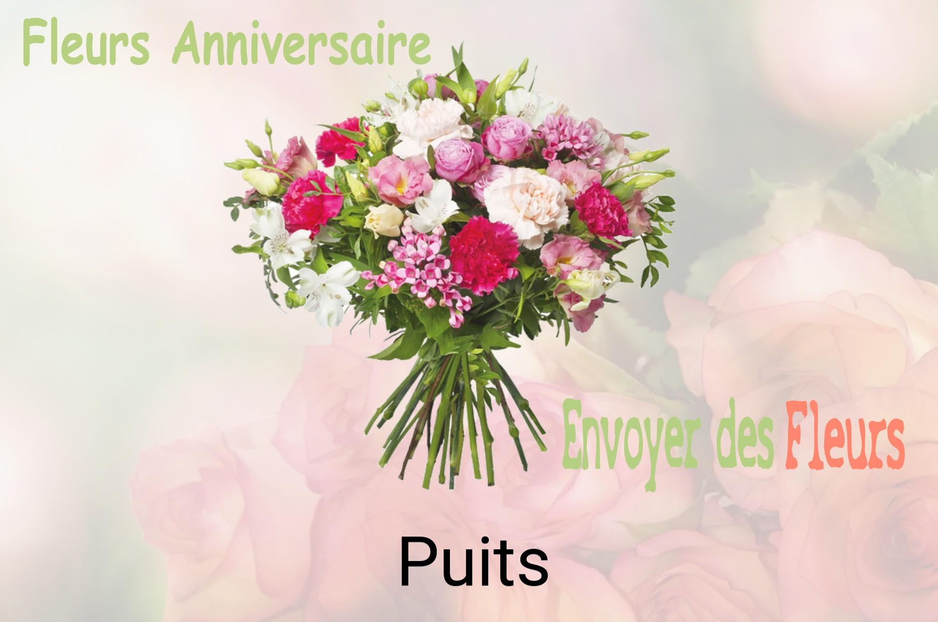 Bouquet de fleurs d’anniversaire livré à Puits